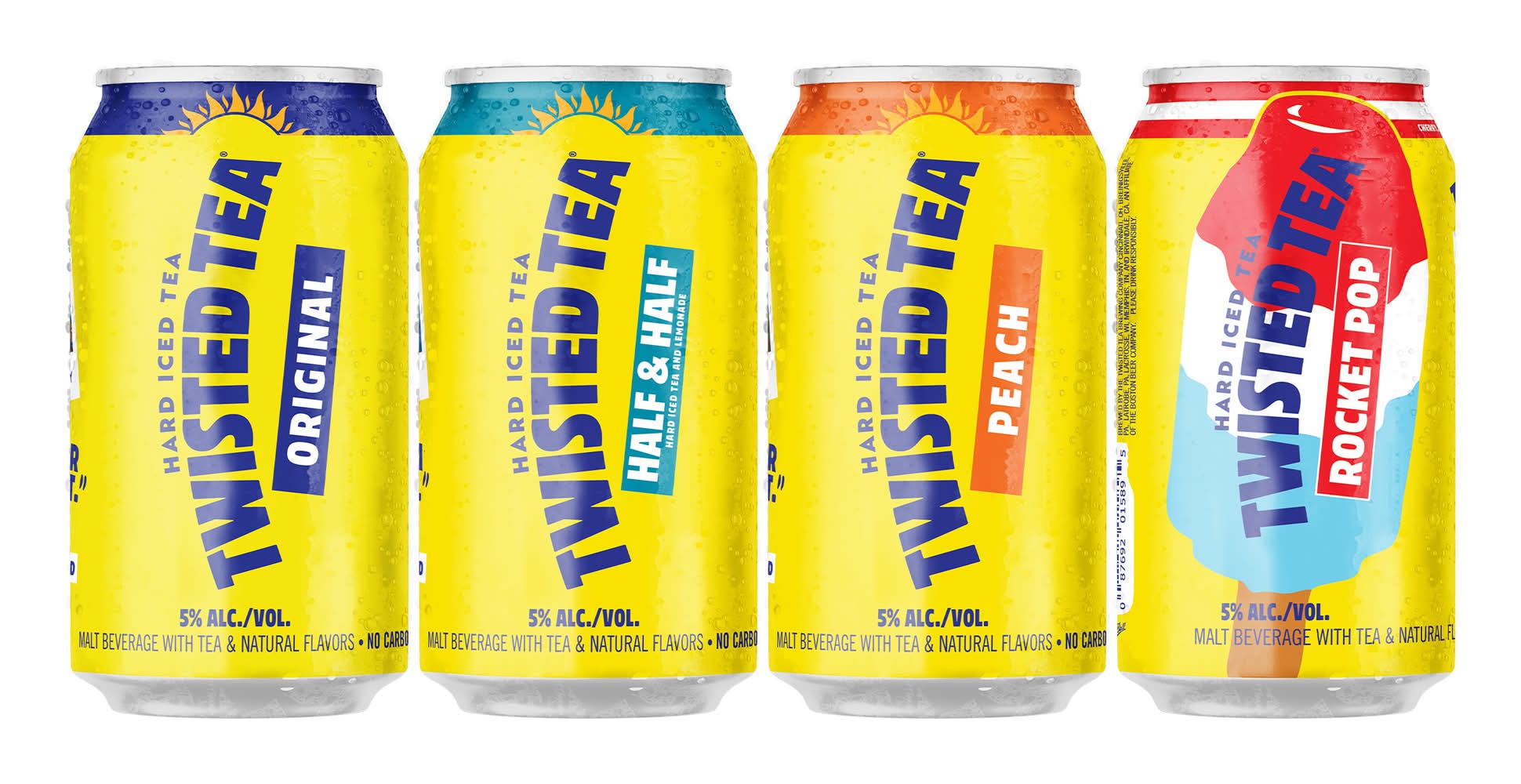 Twisted Tea Hard Iced Tea Variety Party pack, Original-Half & Half