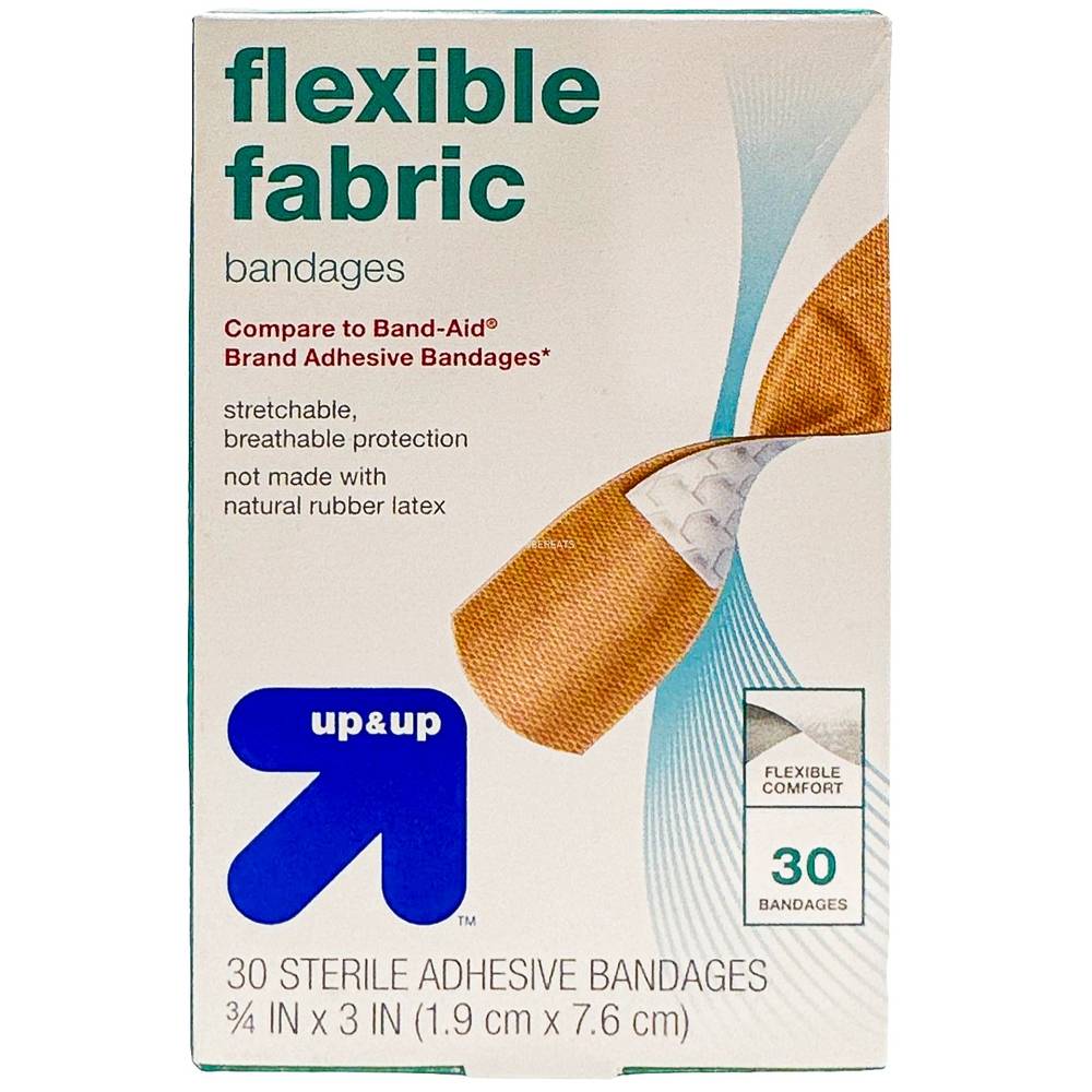 Flexible Fabric Bandages - 30ct - up & up™
