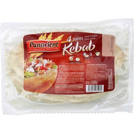 Pains Kebab PANORIENT - le paquet de 4 - 320g