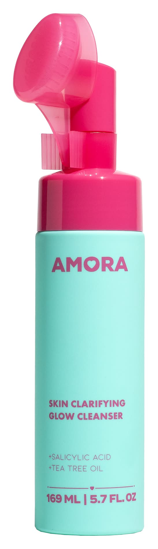 Amora Skin Clarifying Glow Foaming Facial Cleanser 1.7 Fl.Oz