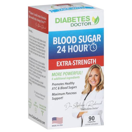 Dr. Stephanie S Extra-Strength Blood Sugar 24 Hour Capsules ( 90 ct )