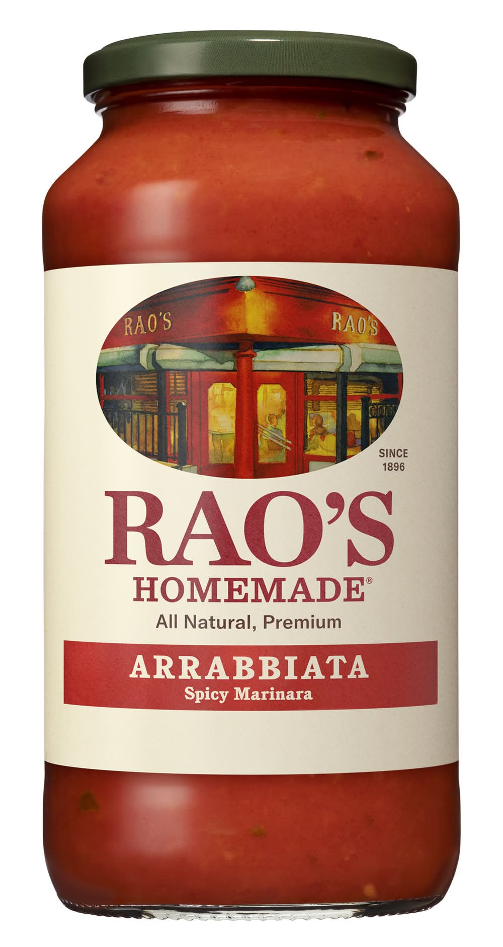 Rao's Homemade All Natural Premium Spicy Marinara Sauce, Arrabbiata (24 oz)
