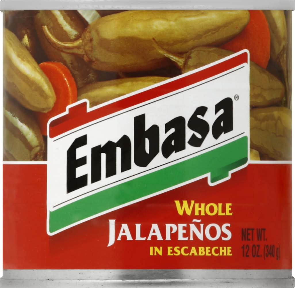 Embasa Whole Jalapenos in Escabeche (12 oz)