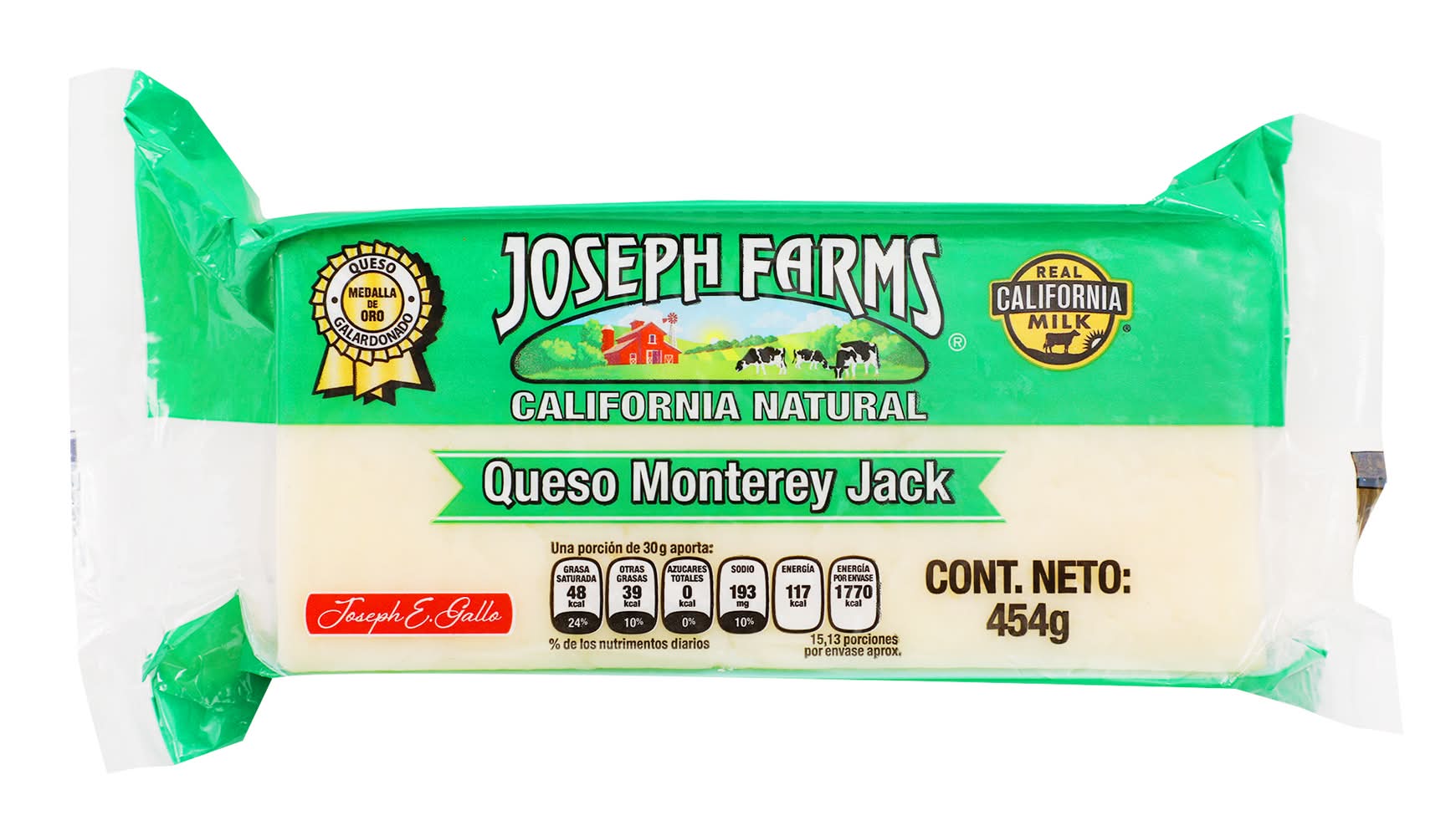 Joseph Farms · Queso monterey jack (454 g)