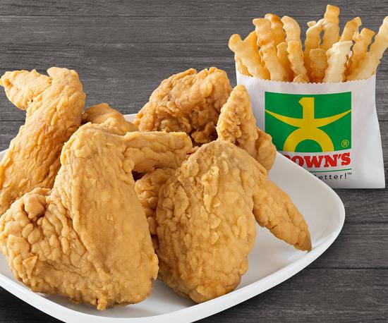 4 Wings with Fries Special BoGo (Max 2 per order)