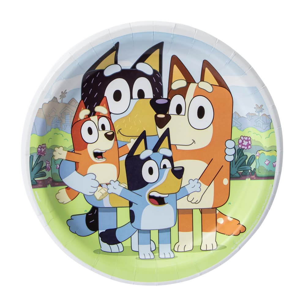 Bluey™ Party Plates 8-Pack Bluey