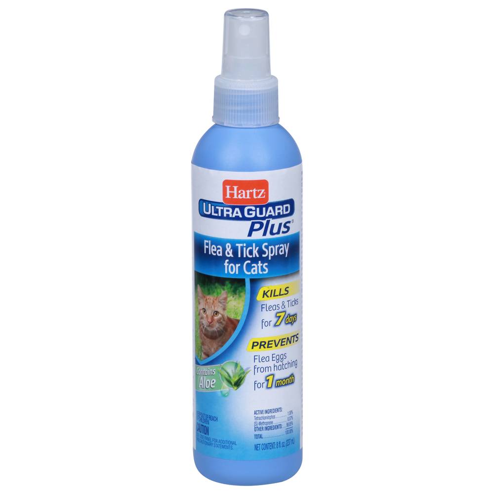 Hartz Flea & Tick Spray For Cats (8 fl oz)