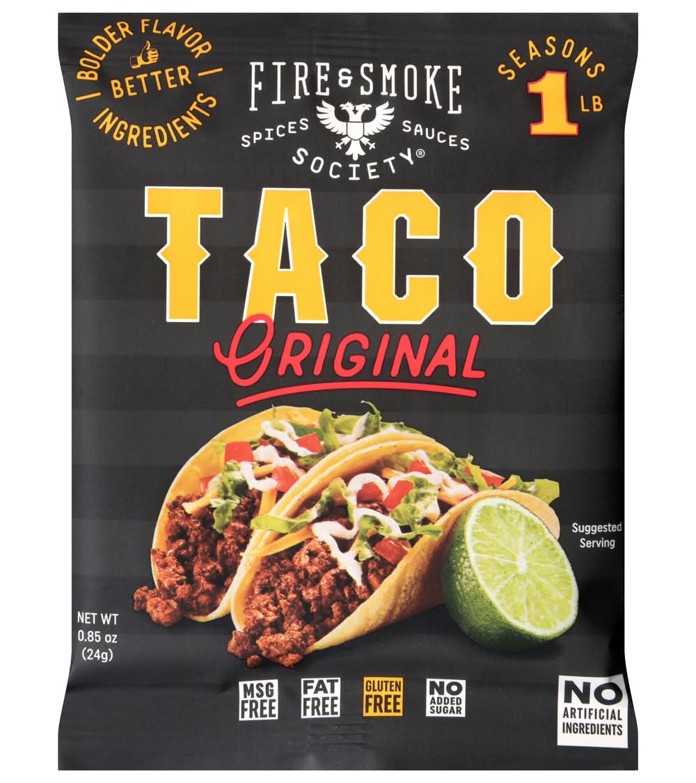 Fire & Smoke Society Original Taco Seasoning Mix (0.85 oz)