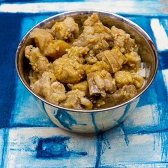 Spareribs steamed rice 排骨蒸飯
