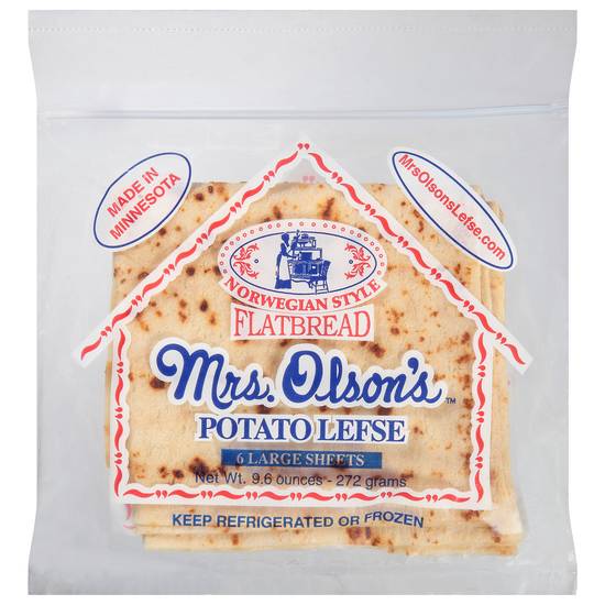 Generic Mrs. Olson's Norwegian Style Flat Bread Potato Lefse