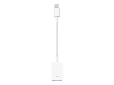 Apple USB-C to USB-A Adapter, Male to Female, White (MJ1M2AM/A)