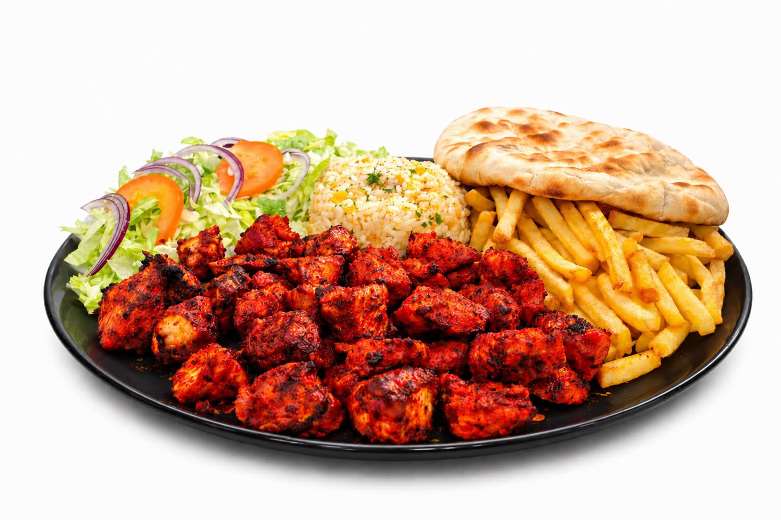 Assiette    poulet tikka