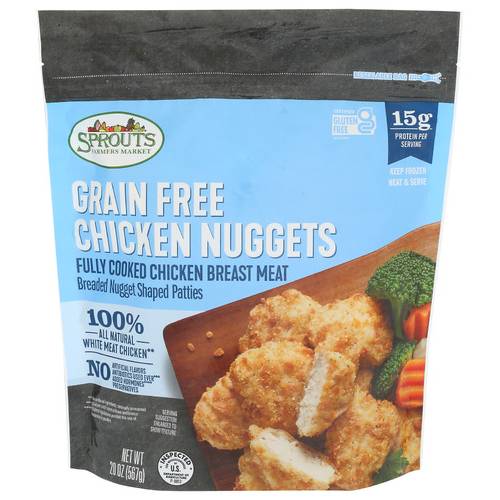 Sprouts Grain Free Fully Cooked Chicken Nuggets