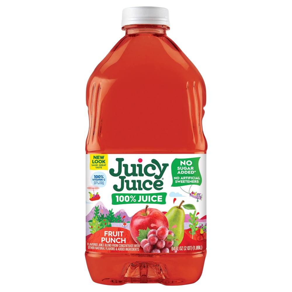 Juicy Juice Fruit Punch 100% Juice (64 fl oz)