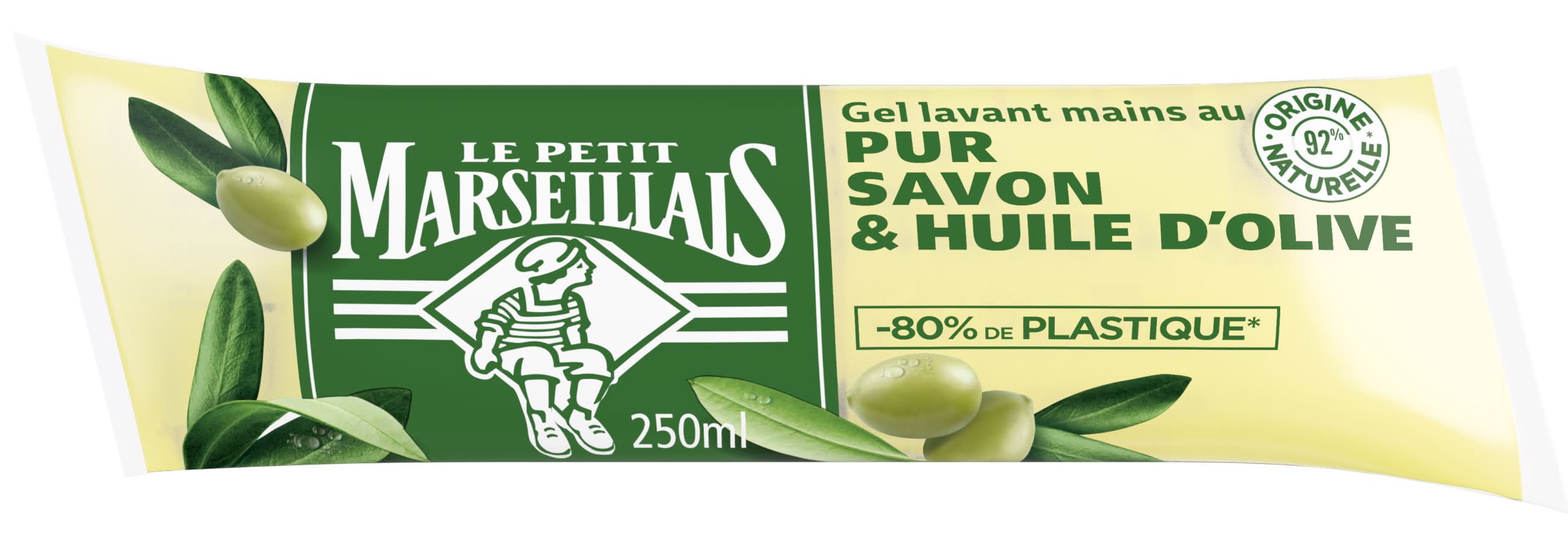 Le Petit Marseillais - Gel lavant mains au pur savon, huile d'olive (250ml)