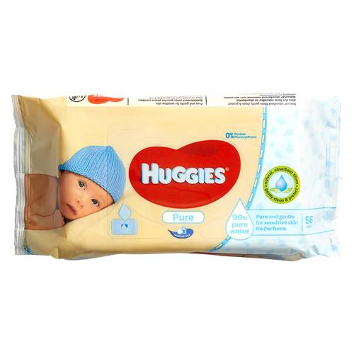 Huggies Pure Wipes (56 ct)