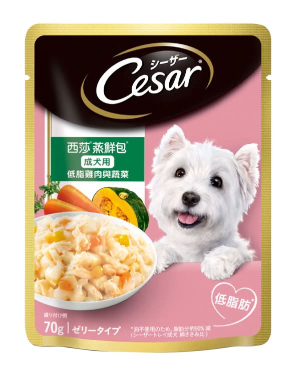 西莎蒸鮮包-成犬低脂雞肉與蔬菜