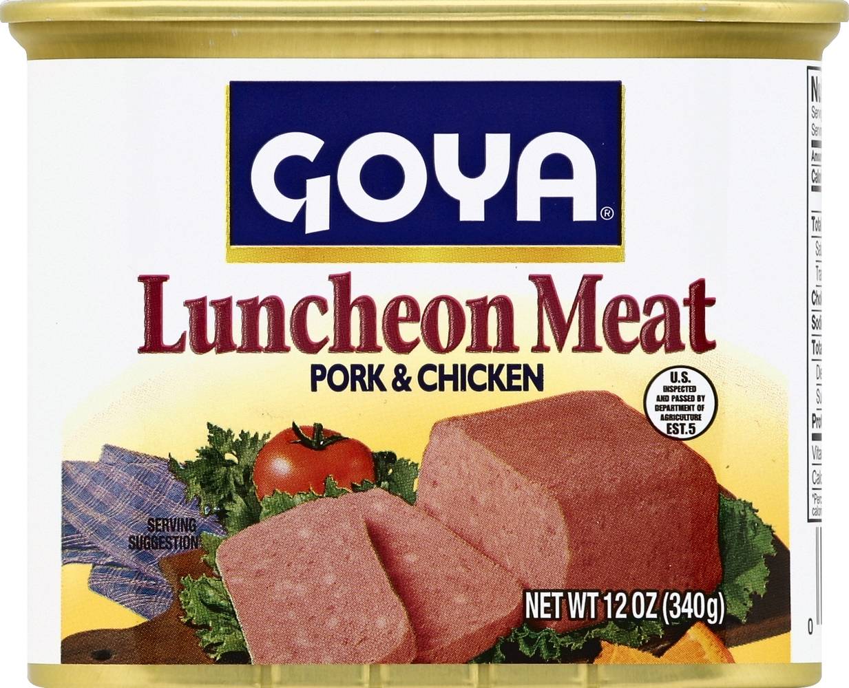 Goya Pork & Chicken Luncheon Meat (12 oz)