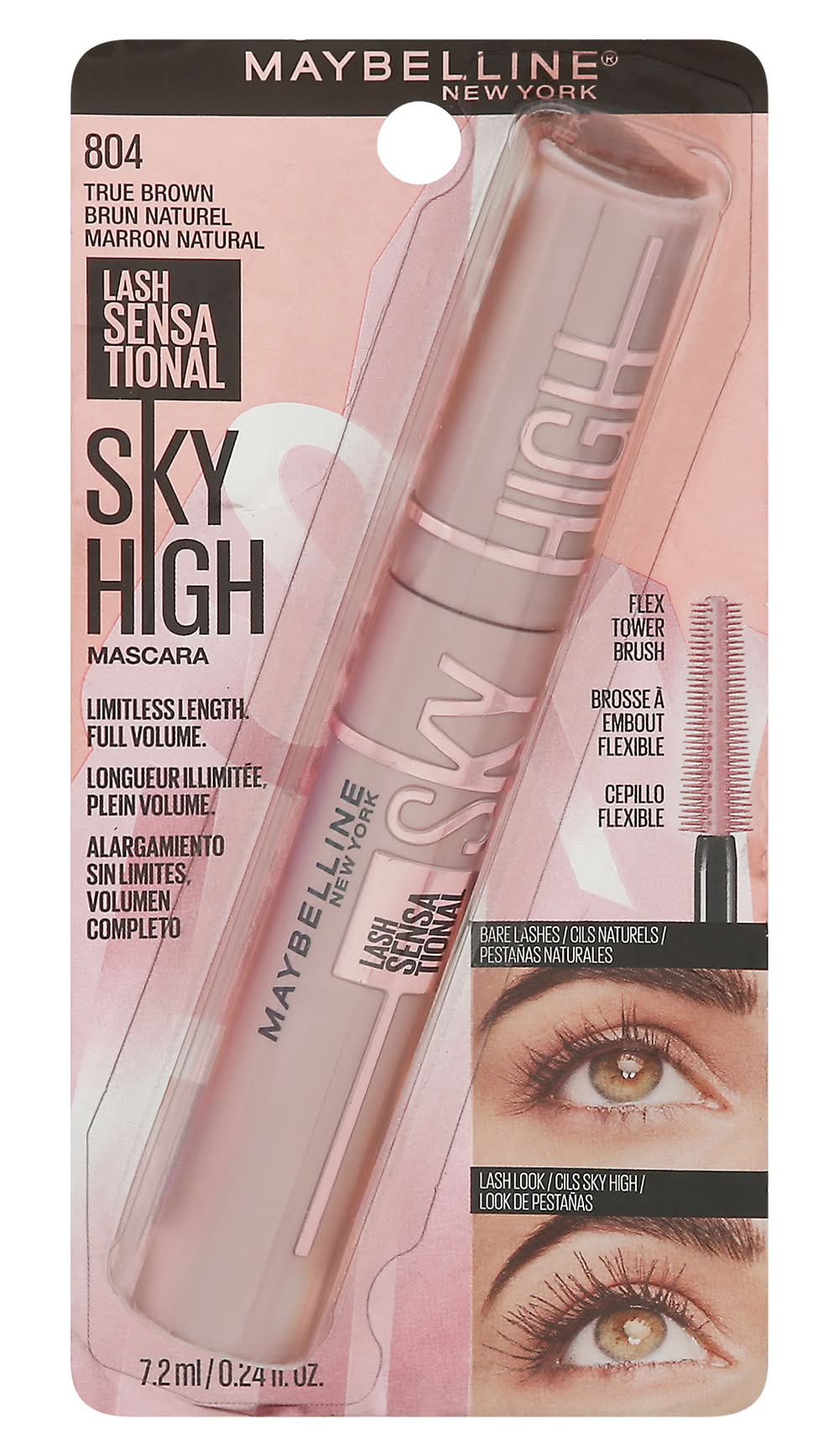 Maybelline Lash Sensational Mascara, True Brown (0.24 fl oz)
