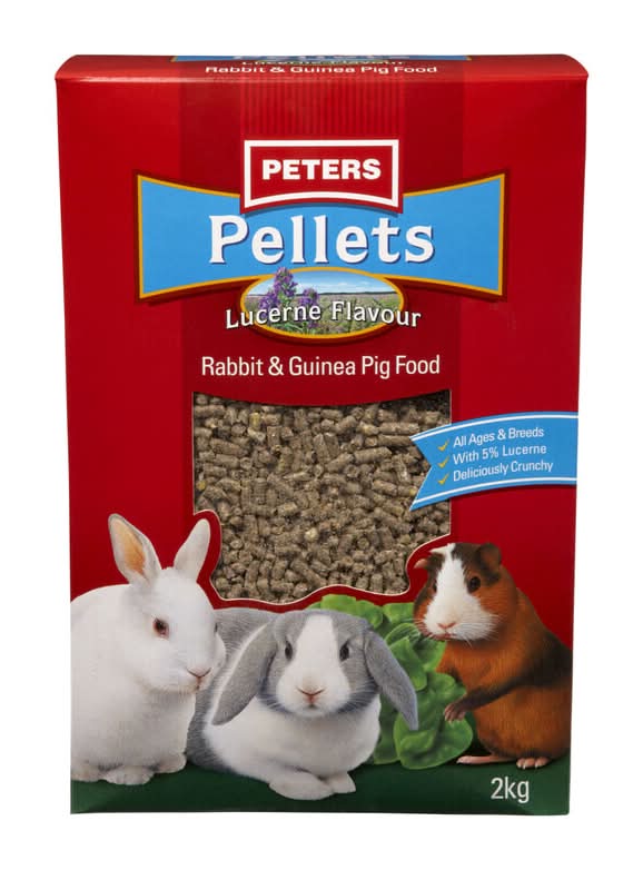 Peters Rabbit & Guinea Pig Lucerne Pellets (2kg)