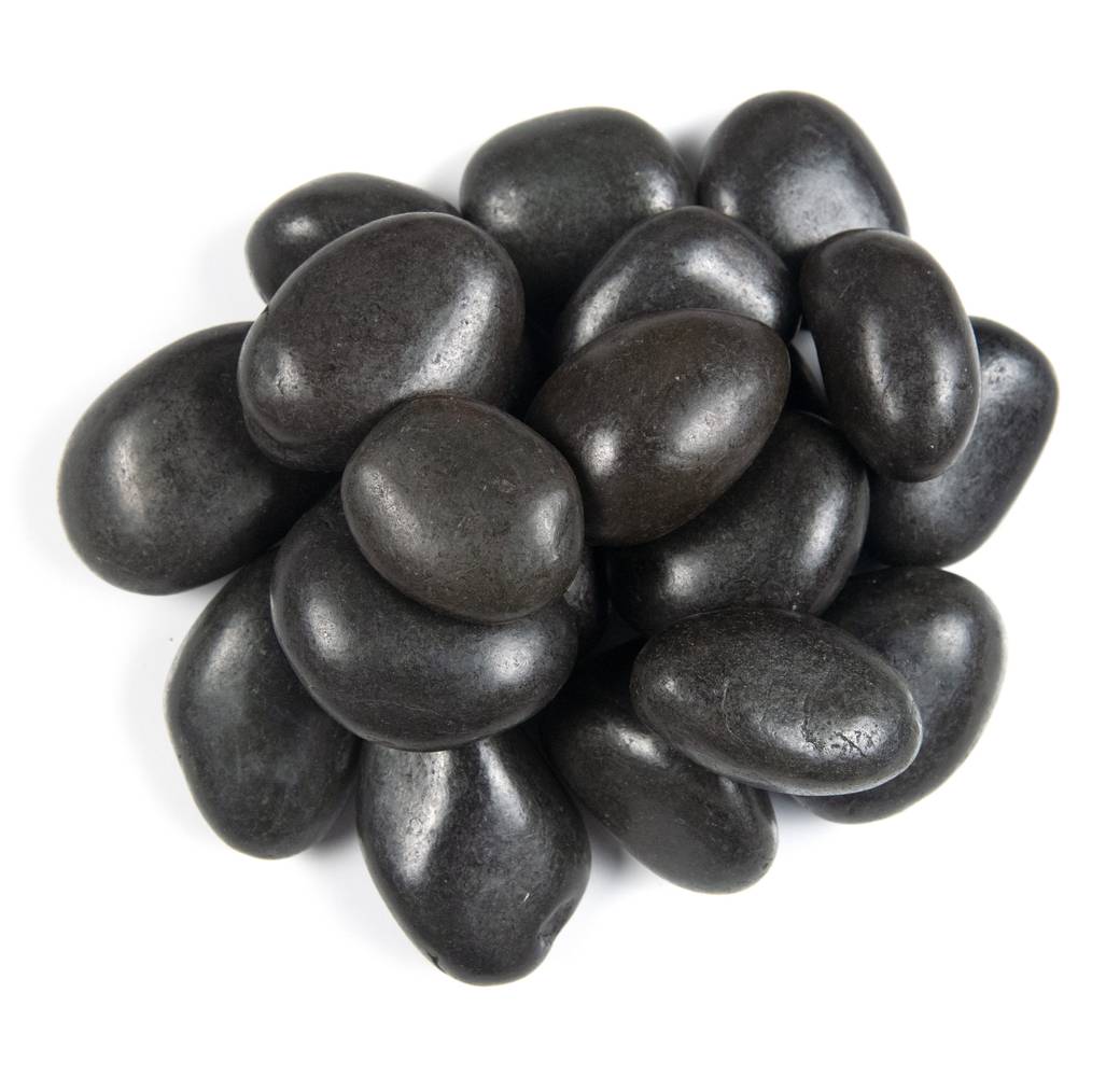 WonderLand 0.4 Cubic feet 30-lb Black Decorative rock ( 0.5 - 3.0-in Rock Size ) | LLOPEBQBALBLK5POL30