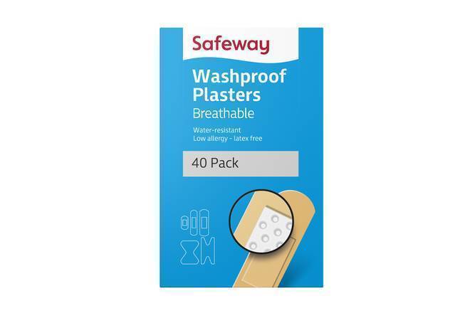 Safeway Washproof Plasters 40pk