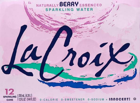 Lacroix Berry Sparkling Water (12 ct, 144 fl oz )