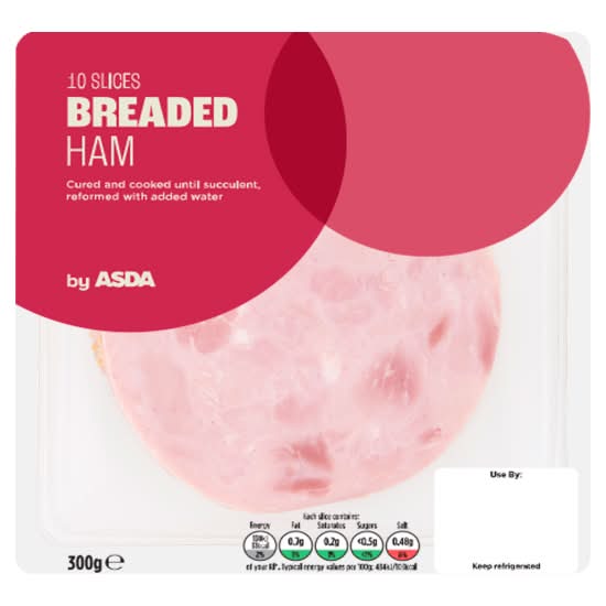ASDA Breaded Ham (300g)