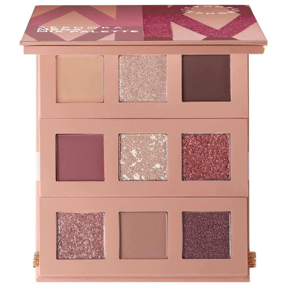 Sephora Collection Mega Mix Eyeshadow Palette Rebellious Rosey Nude