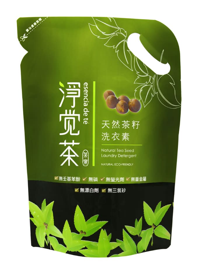 茶寶-淨覺茶．天然茶籽洗衣素補充包(1800ml/包)