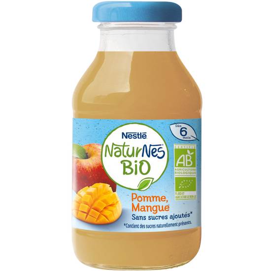 Nestlé - Naturnes jus pomme mangue bio (200ml)