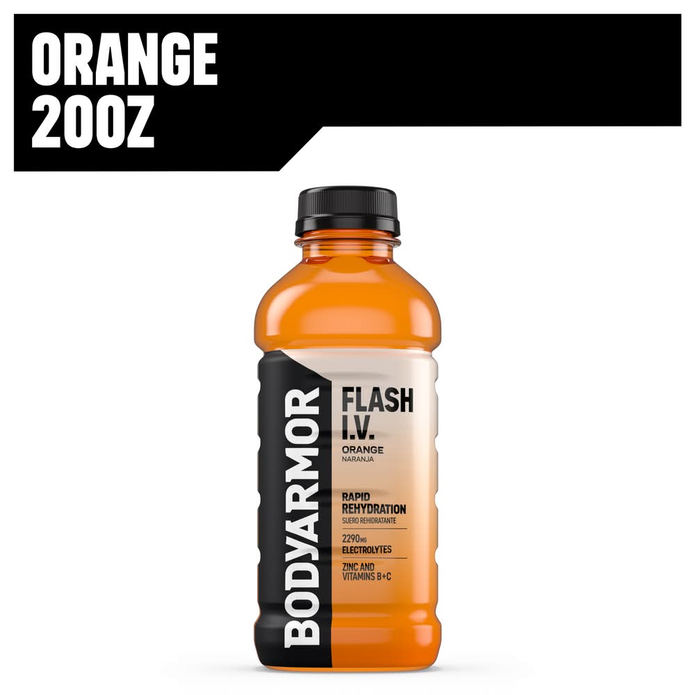 BODYARMOR Flash I.v. Electrolyte Drink, Orange (20 fl oz)