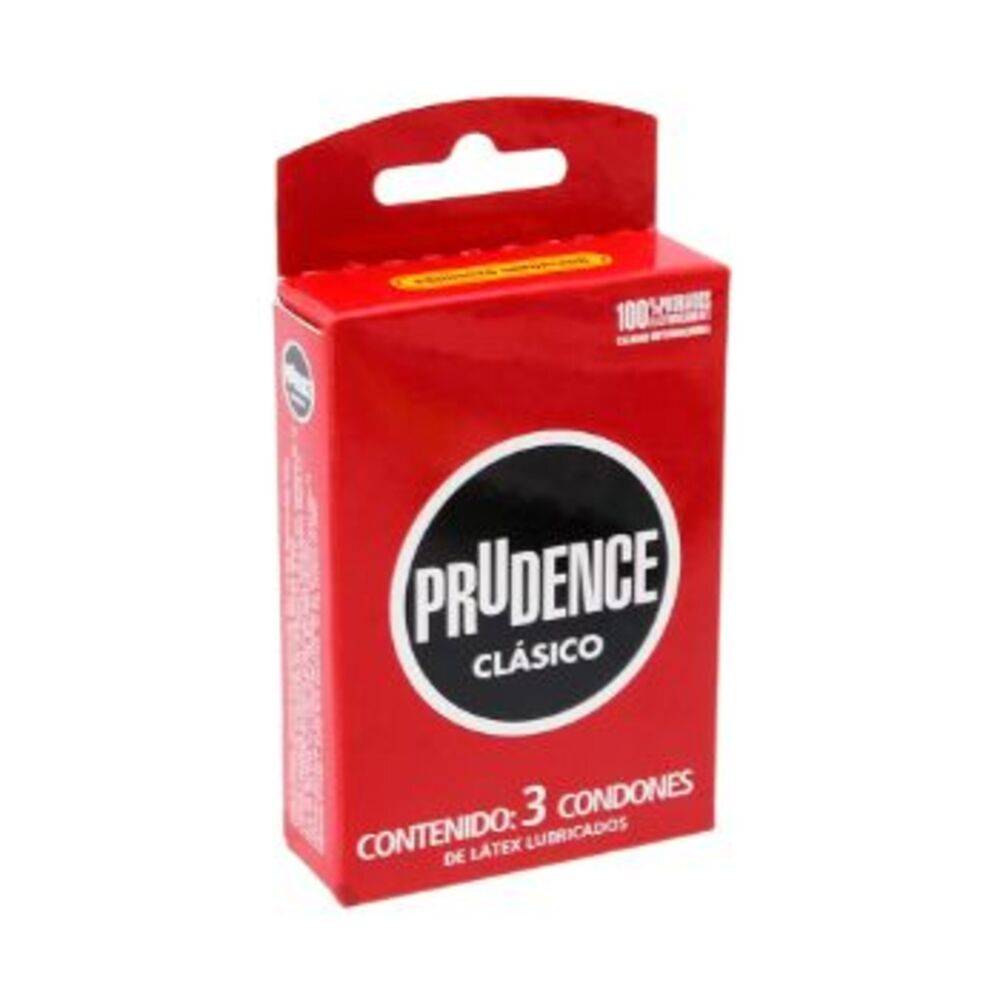 Prudence condón de látex lubricado clásico (3 piezas)