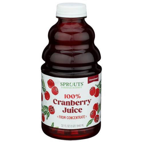 Sprouts 100% Cranberry Juice from Concentrate