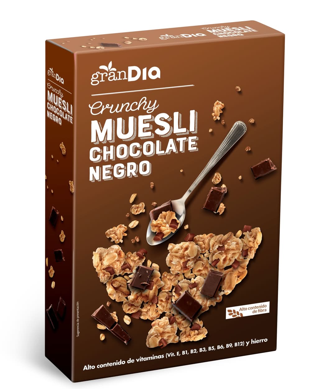 Muesli Crujiente Con Chocolate Gran Dia Caja 500 G