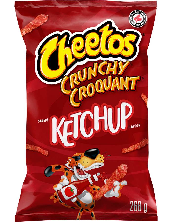 Cheetos Cheesy Puffs Snacks, Ketchup (268 g)