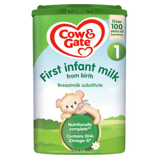 Cow & Gate 1 First Baby Milk Formula From Birth (800g)