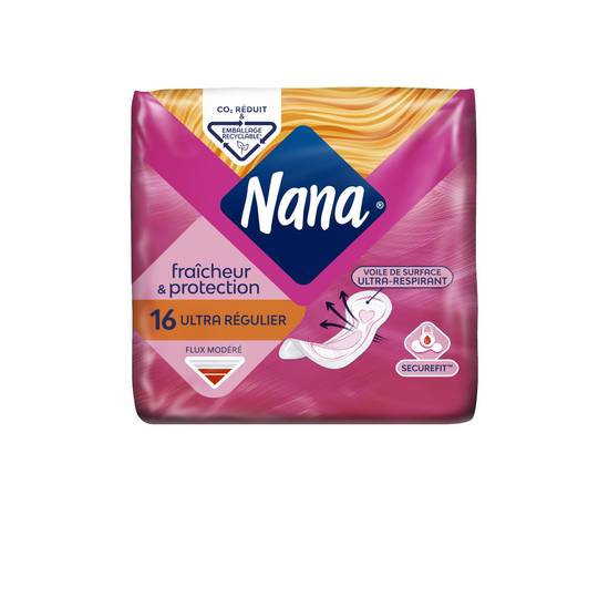 Nana - Fraîcheur & protection ultra régulier (16 pièces)