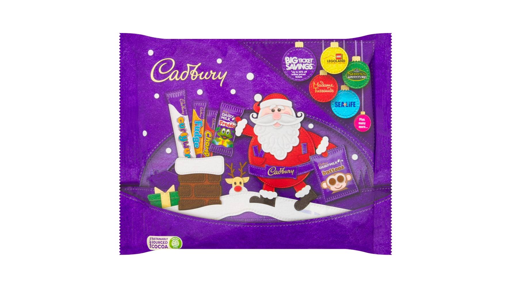 Cadbury Dairy Milk Small Chocolate Selection pack (78g)