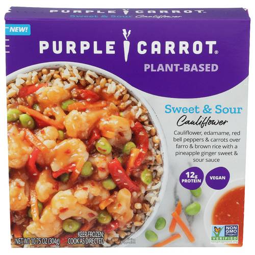 Purple Carrot Plant-Based Sweet & Sour Cauliflower Bowl