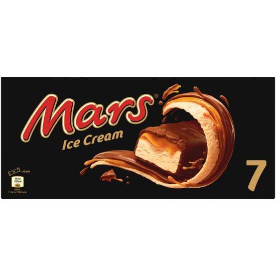 Mars barres glacées au caramel Mars 280g