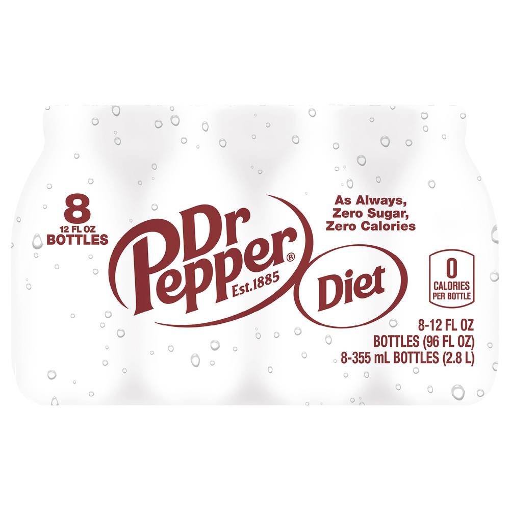 Dr Pepper Soda (8 ct, 12 fl oz)