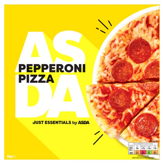 Just Essentials by ASDA Pepperoni, Pizza (314g)
