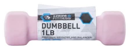 Series-8 Fitness™ 1lb Dumbbell Pink