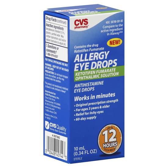 Cvs Pharmacy Allergy Eye Drops