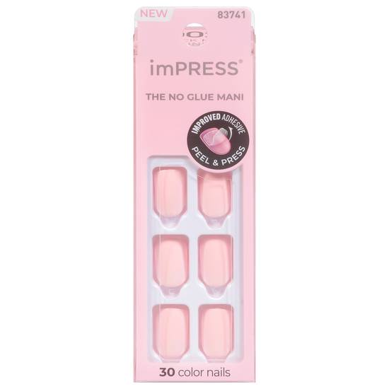 Kiss Impress Color Press-On Manicure (pick me pink)