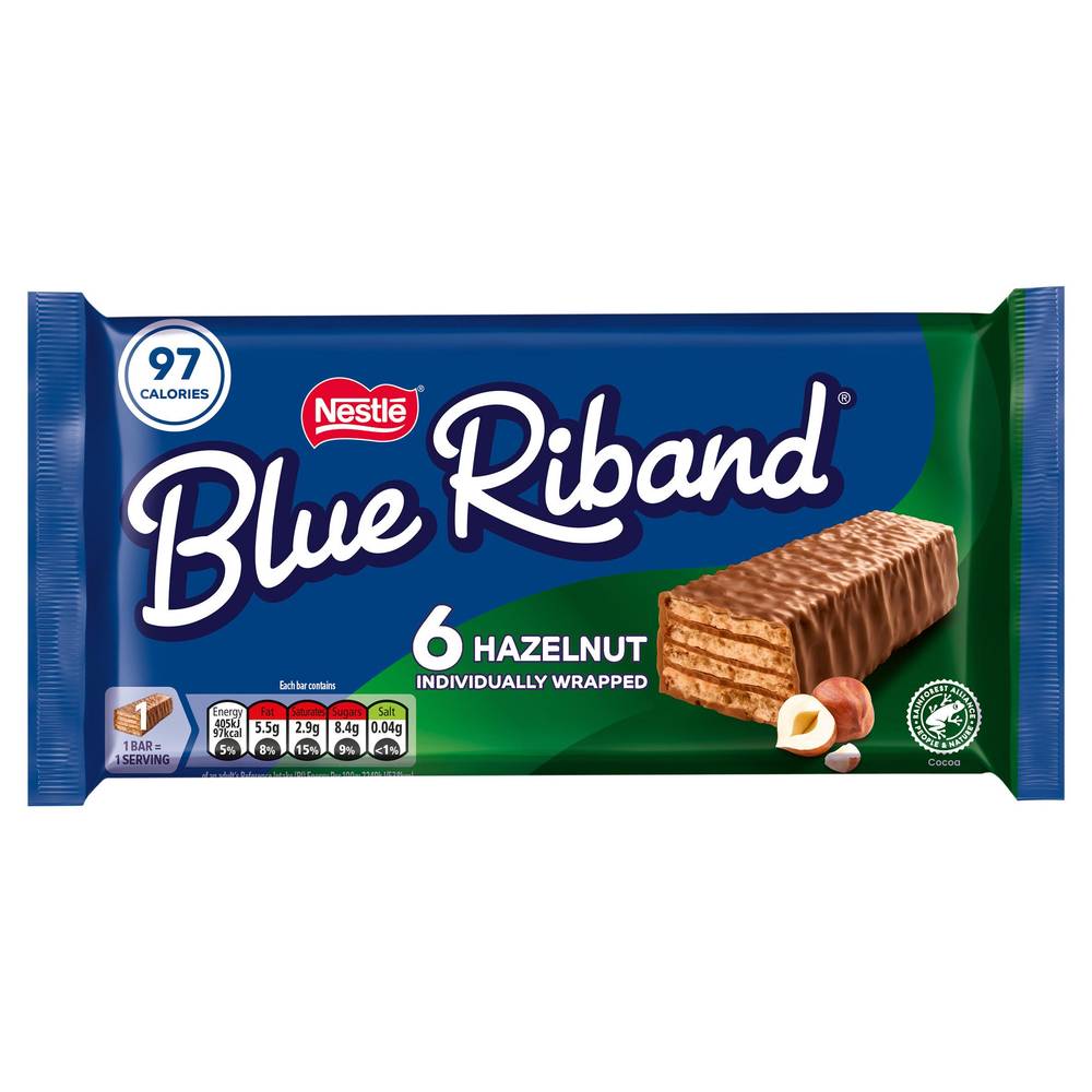 Nestlé Blue Riband Milk Chocolate Wafer Biscuit Bar (hazelnut)