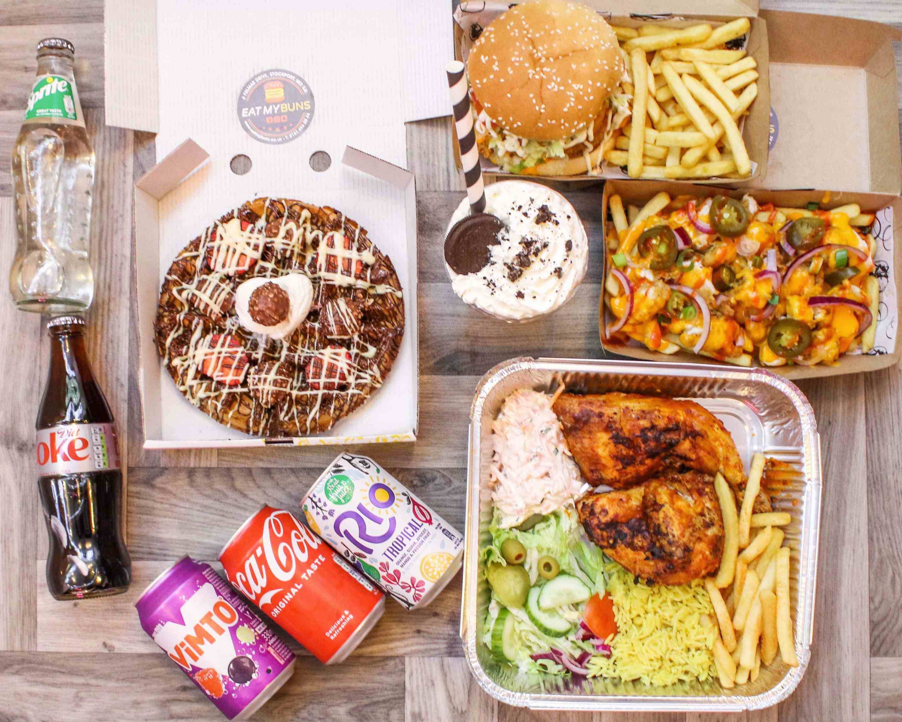 Eat My Buns Menu Takeaway in Manchester Delivery Menu & Prices