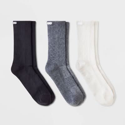 Pair of Thieves Neutral Crew Socks, Men, 6-12, Assorted (3 ct)
