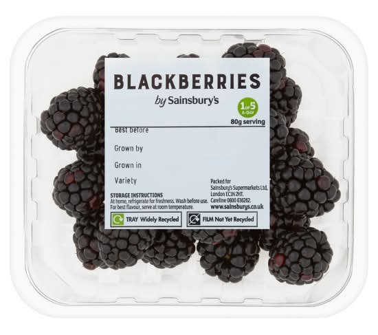 Sainsbury's Sweet Blackberries (150g)
